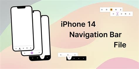 Iphone 14 Navigation Bar File Figma