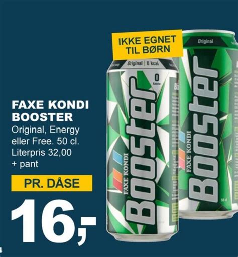 Faxe Kondi Booster Energidrik Let K B November Alle Tilbudsavis