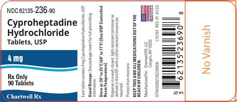 Cyproheptadine: Package Insert - Drugs.com