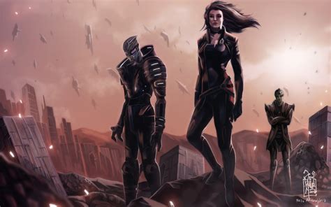 Mass Effect 2 Fan Art By Aribuwana On Deviantart