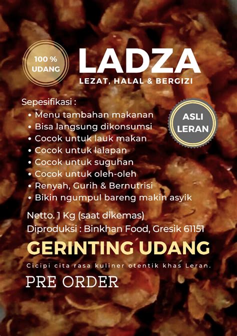 Jual Gerinting Udang PaDi UMKM