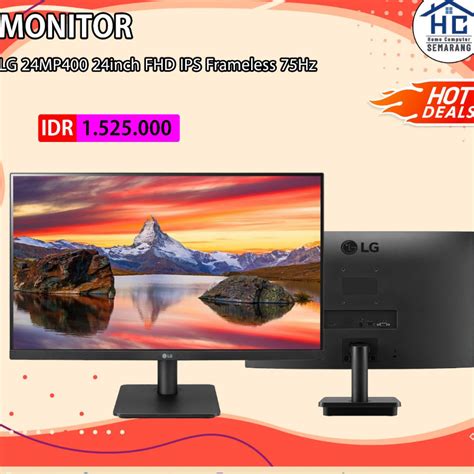 Jual Lg Mp Inch Fhd Ips Frameless Hz Shopee Indonesia