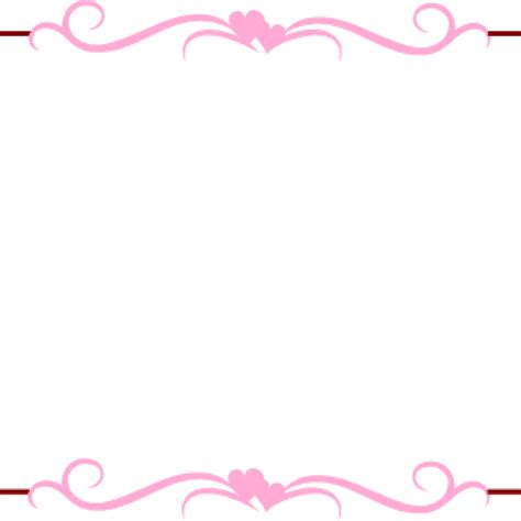 Pink Wedding Border