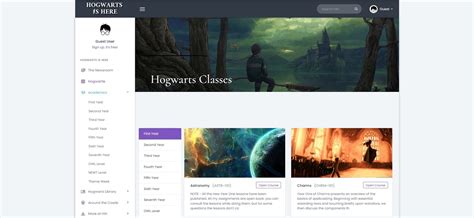 Hogwarts Class Catalog | Hogwarts is Here — Hogwarts Class Catalog ...