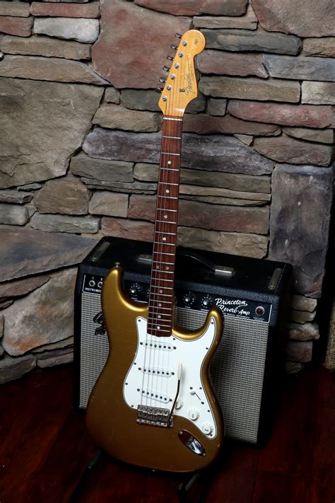 1965 Fender Stratocaster Firemist Gold Garys Classic Guitars And Vintage Guitars