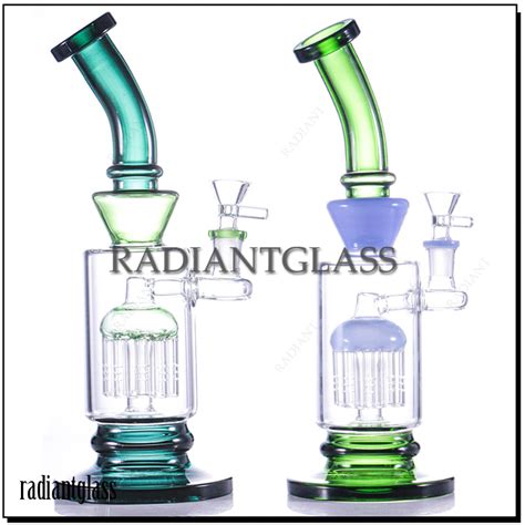 Ingot Style Hookahs Glass Water Pipe Two Color Dab Rigs Glass