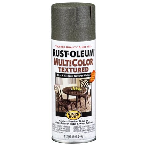 Rust Oleum Stops Rust Satin Deep Forest Green Textured Net Wt 12 Oz At