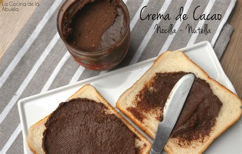 Crema De Cacao Y Avellanas Casera Nocilla Nutella