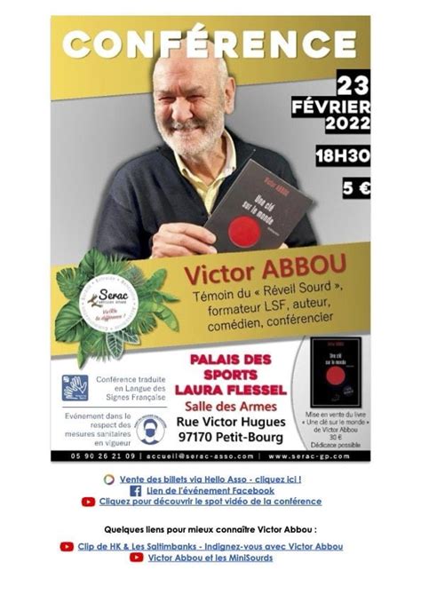 Guadeloupe Grande conférence du célèbre Victor ABBOU CCN Caraib