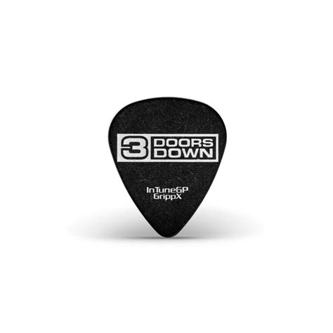 Guitar Pick - Black | Shop the 3 Doors Down Official Store