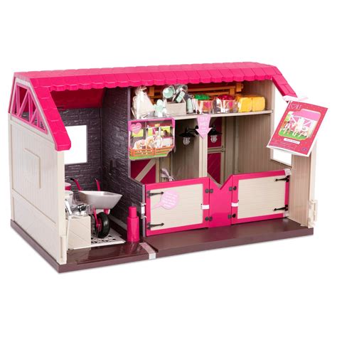 Lori Horse Haven Barn And Stable For 6 Inch Mini Dolls Horse Barn