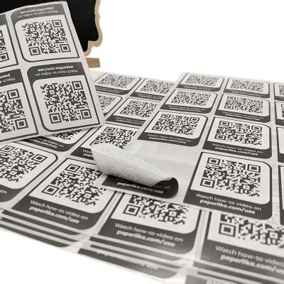 La impresión de seguridad del código QR personalizado único Scratch 2D