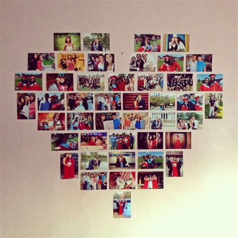 Picture Heart Collage Perfect Room Decor Heart Photo Collage Room