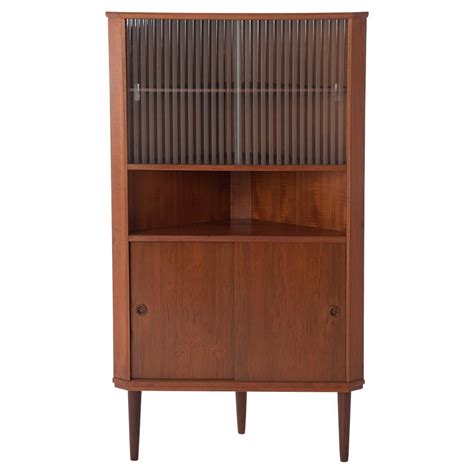 Danish Modern Rosewood Corner Cabinet At 1stdibs
