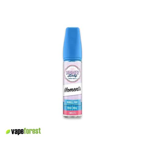 Dinner Lady Moments Bubble Mint Short Fill 50ml Vape Forest