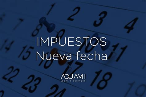 IMPUESTOS Ampliados Los Plazos Hasta El 20 De Mayo AQUAMI