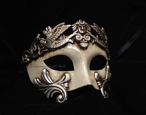 Mens Masquerade Mask for Men Roman by MasquerademaskStudio on Etsy