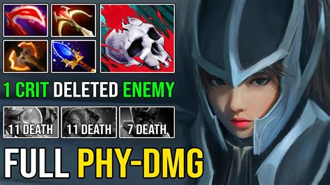 Super Hard Carry Phantom Assassin Crit Deleted Enemy With Full