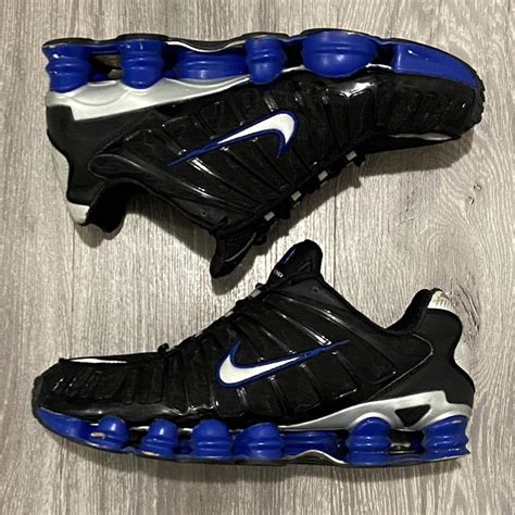 Nike Shox TL Blue Black Silver SIZE Tag UK Depop