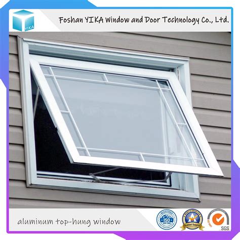 Excellent Windpoor Double Tempered Glass Aluminum Top Hung Tilt And