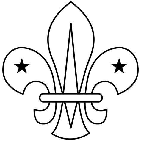 Fleur De Lis Coloring Pages - ClipArt Best