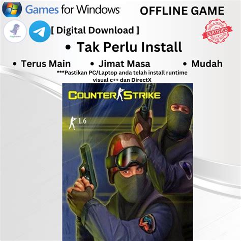 [PC Offline Game Portable]Counter Strike 1.60[Digital Download ...