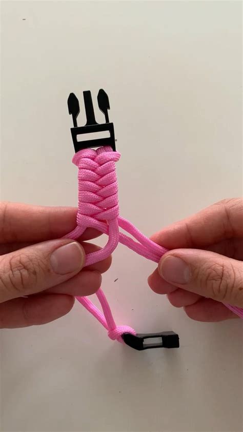 Paracord Knot DIY Macrame Knot DIY Fischgrätenmuster Armband