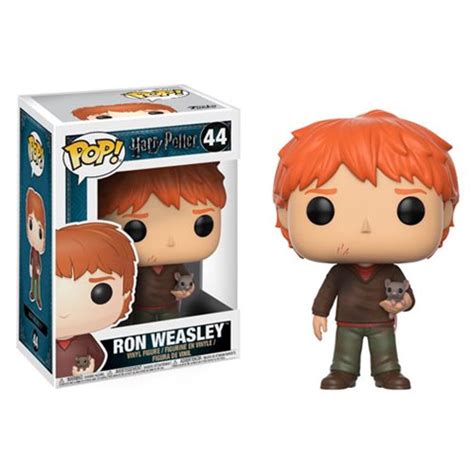 Harry Potter Ron Weasley With Scabbers Pop Vinyl Figure 44 Funko