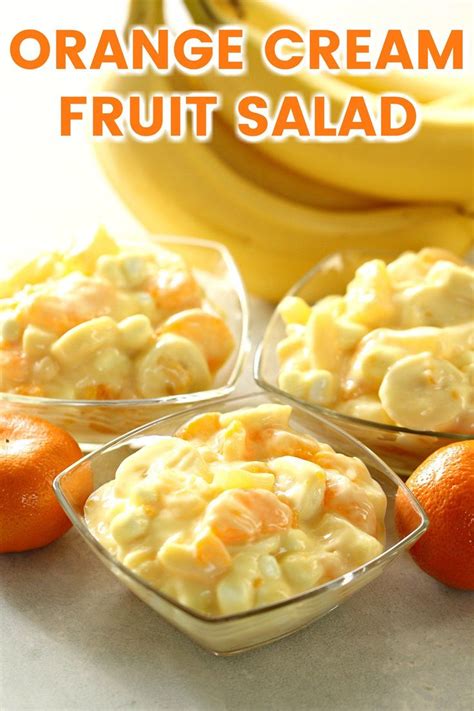 Orange Cream Yogurt Fruit Salad Recipe | Recipe | Fruit salad with ...