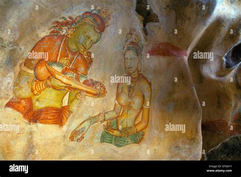 Sigiriya Damsel Mural Painting Hi Res Stock Photography And Images Alamy