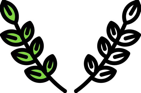Laurel Vector Icon Design 25952734 Vector Art At Vecteezy
