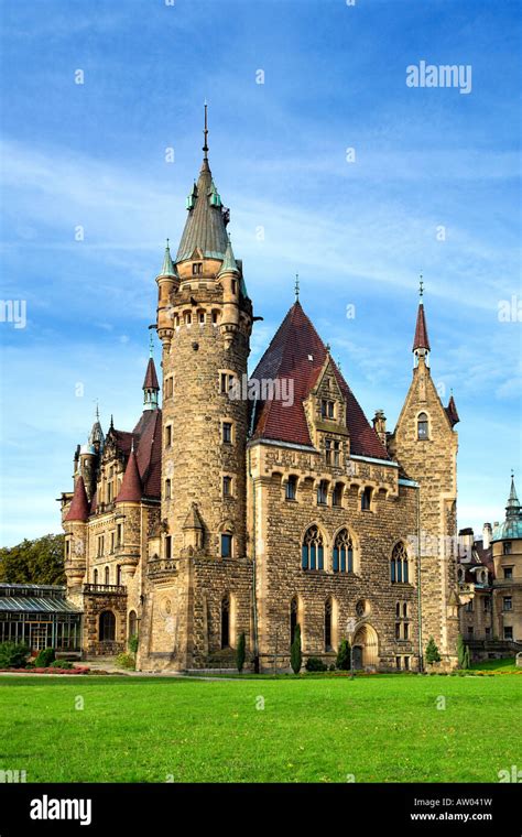 Moszna Castle Poland Europe Stock Photo - Alamy