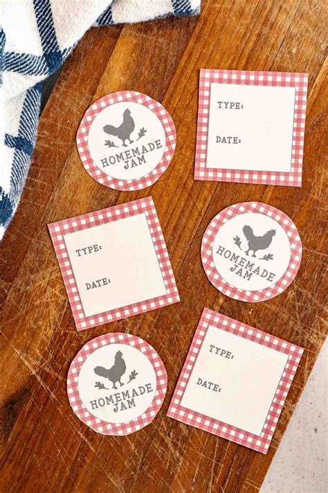 Simply Pretty Jam Jar Labels Free Printable In Styles