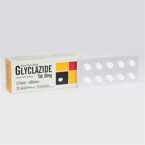 GLYCLAZIDE TABLET 80MG 6X10 Zyfas Pharma