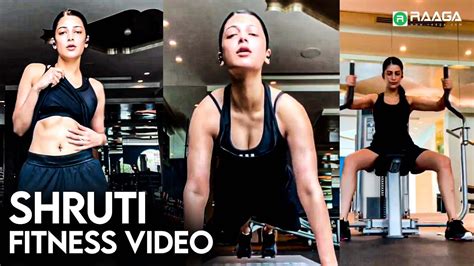 Shruti Haasan Fitness Video 🔥 Kamal Haasan Vikram Youtube