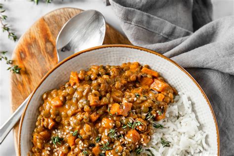 Recette De Curry De Lentilles Funky Veggie