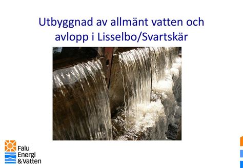 Utbyggnad av allmänt vatten och avlopp i Lisselbo Svartskär ppt ladda ner