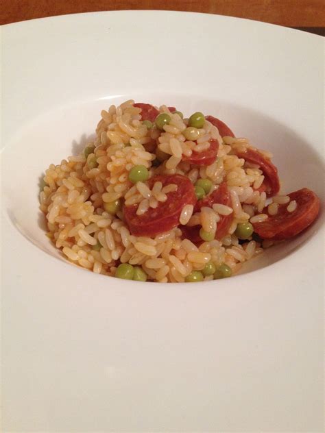 Risotto Chorizo Petit Pois Recettesansfour Recettes De Cuisine