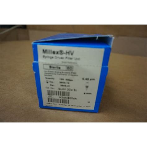 100 MILLIPORE Millex HV 0 45um Syringe Driven Filter Unit SLHV004SL