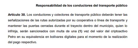 Multas en Chacao cuál es el monto que deben pagar los transportistas