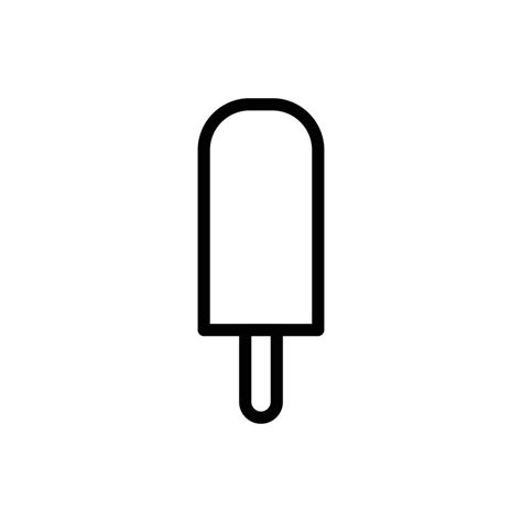 Eis Eis Umrisssymbole Eis Zeichen Eis Symbol Linie Eis Vektor