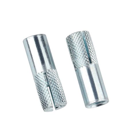 Din Standard Concrete Block Stainless Steel Mm Knurled Drop In Anchor