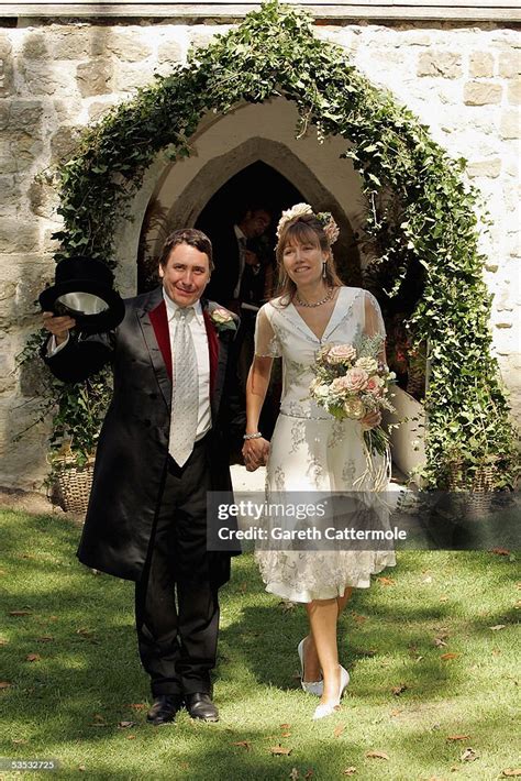 Musician Jools Holland And Christabel Mcewen Are Seen At St Jamess