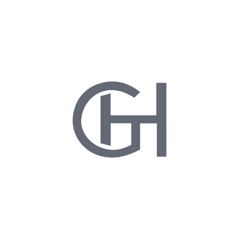 Initial Letter Gh Or Hg Logo Vector Templates 37461238 Vector Art At