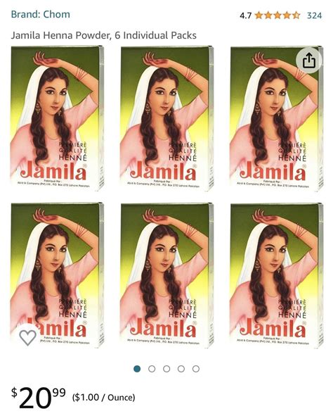 Jamila Henna Hair Dye – Henna Sooq