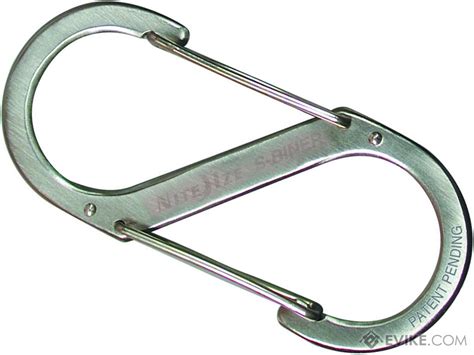 Nite Ize S Biner Stainless Steel Dual Carabiner Size 4 Stainless