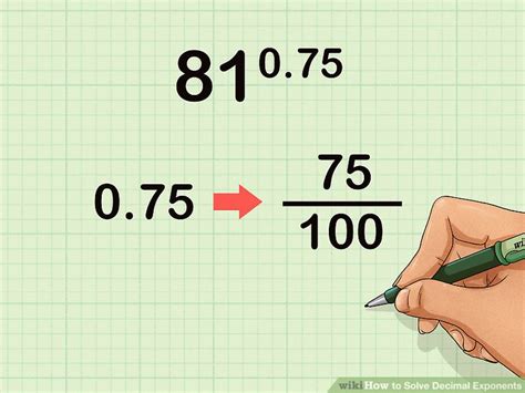 How To Solve Decimal Exponents With Pictures Wikihow