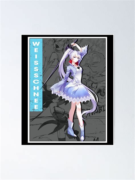 Weiss Schnee Anime So Beautiful Art Poster For Sale By Ferreira8320