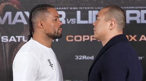 Joe Joyce V Zhilei Zhang Zhang Shares Joke Before Joyce Fight Bvm Sports