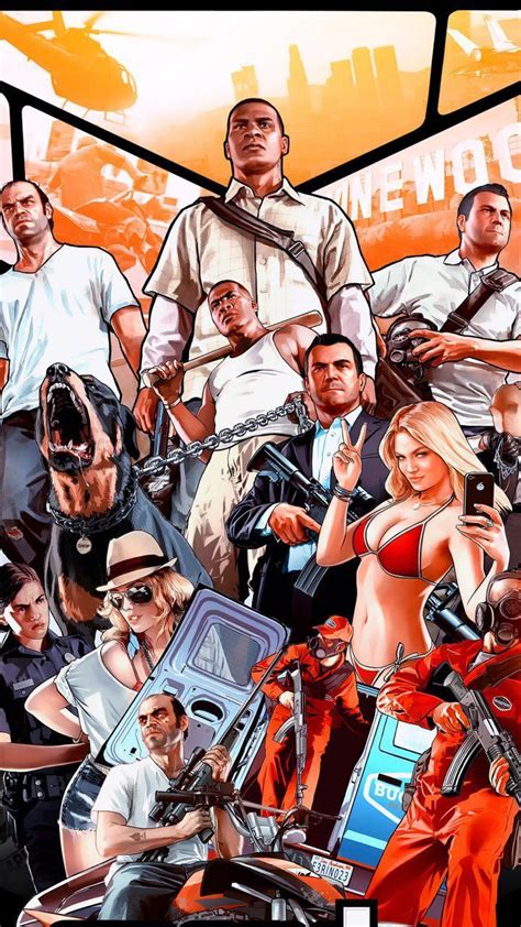 Gta Phone Wallpapers Top Free Gta Phone Backgrounds Wallpaperaccess